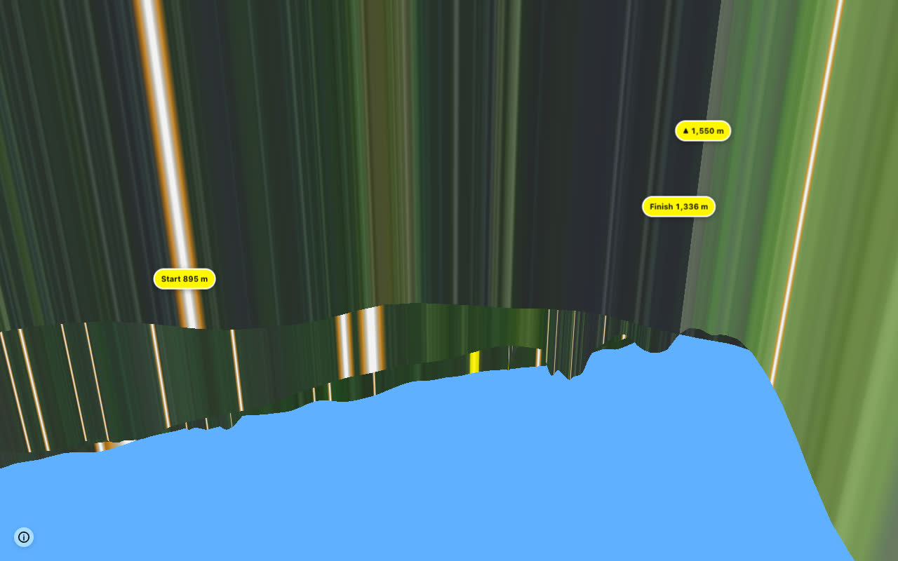 Aldranser Alm seen over 3D terrain